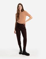 Pletená košeľa - Trojštvrťové rukávy - bezova