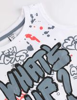 Trumpa palaidinė - Užra&scaron;ai - baltas