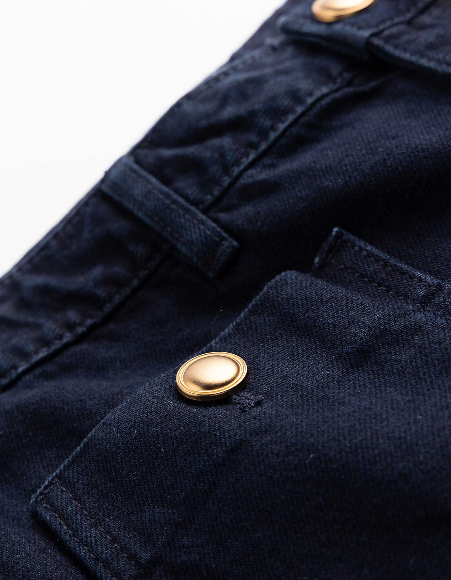 Jeans - Wide Fit - Dunkelblau
