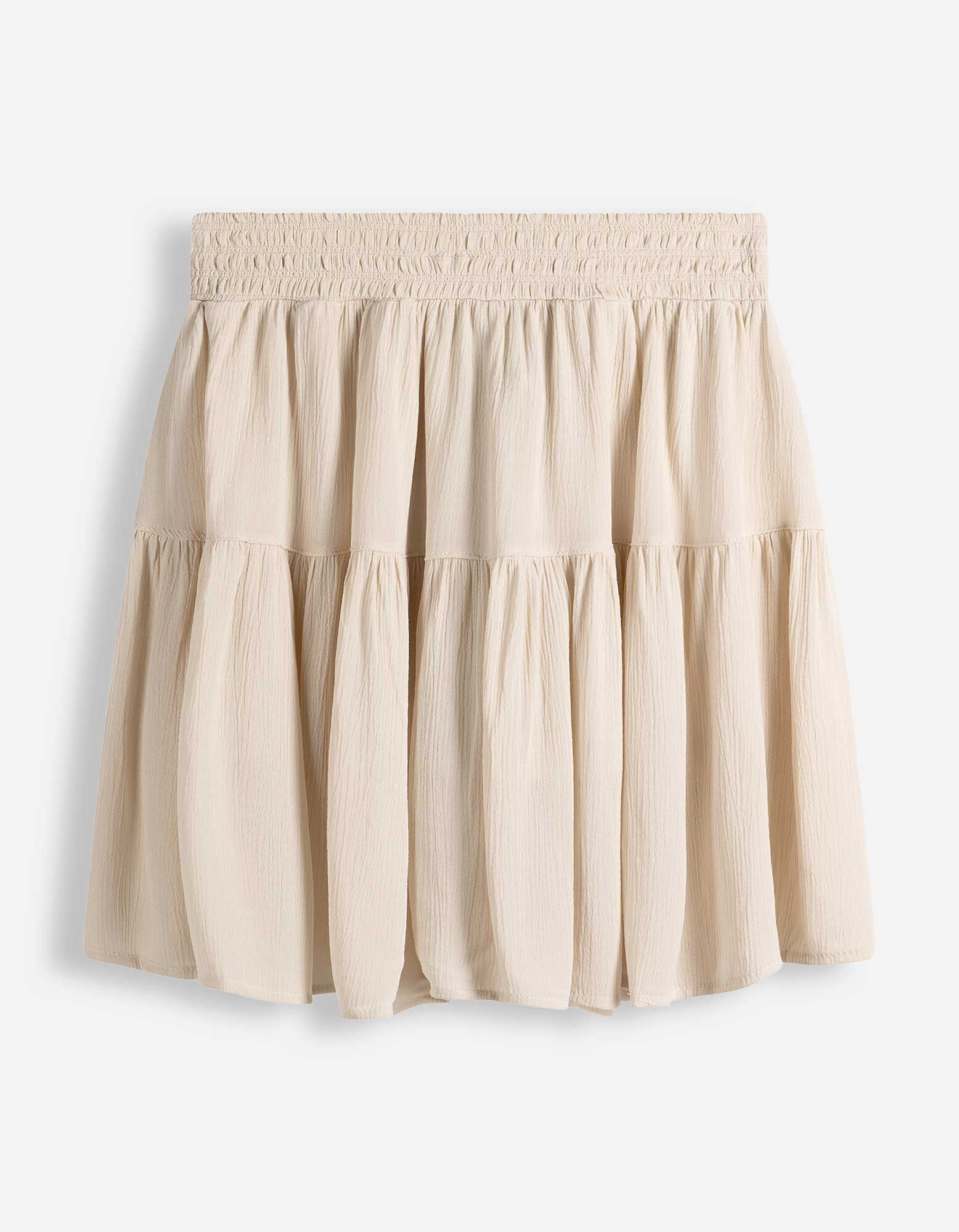 Skort - einfarbig - Beige