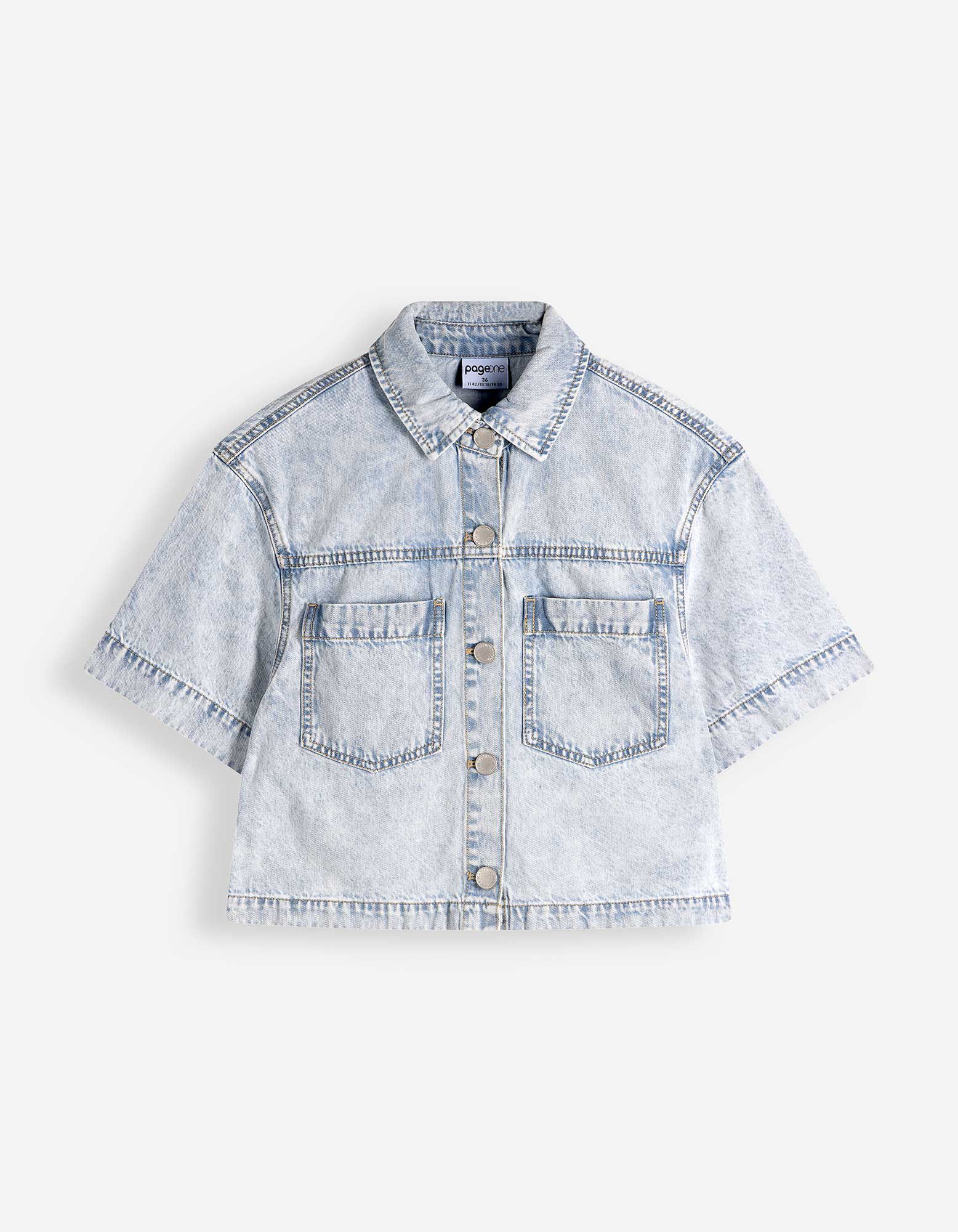 Chemise en jean - denim bleu clair - bleu clair