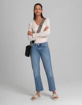 koszulka z długim rękawem - modal - bez