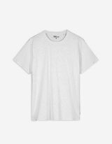 T-Shirt - Meliert - weiß