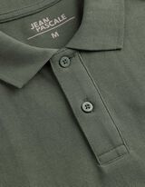 Poloshirt - einfarbig - dunkelgr&uuml;n