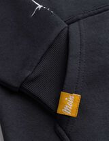 Sweatjacke - Print - schwarz