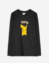 Marškinėliai ilgomis rankovėmis - Pokémon - tamsiai pilkas