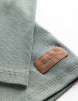 Langarmshirt - Feinripp - Dunkelgr&uuml;n