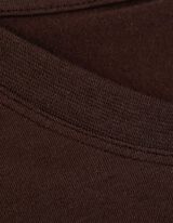 Tricou - Bumbac - Maro inchis