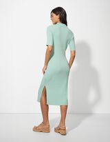 Robe-pull - Robe moulante - Vert