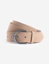 Gürtel - einfarbig - beige