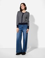 Strickjacke - dunkelblau