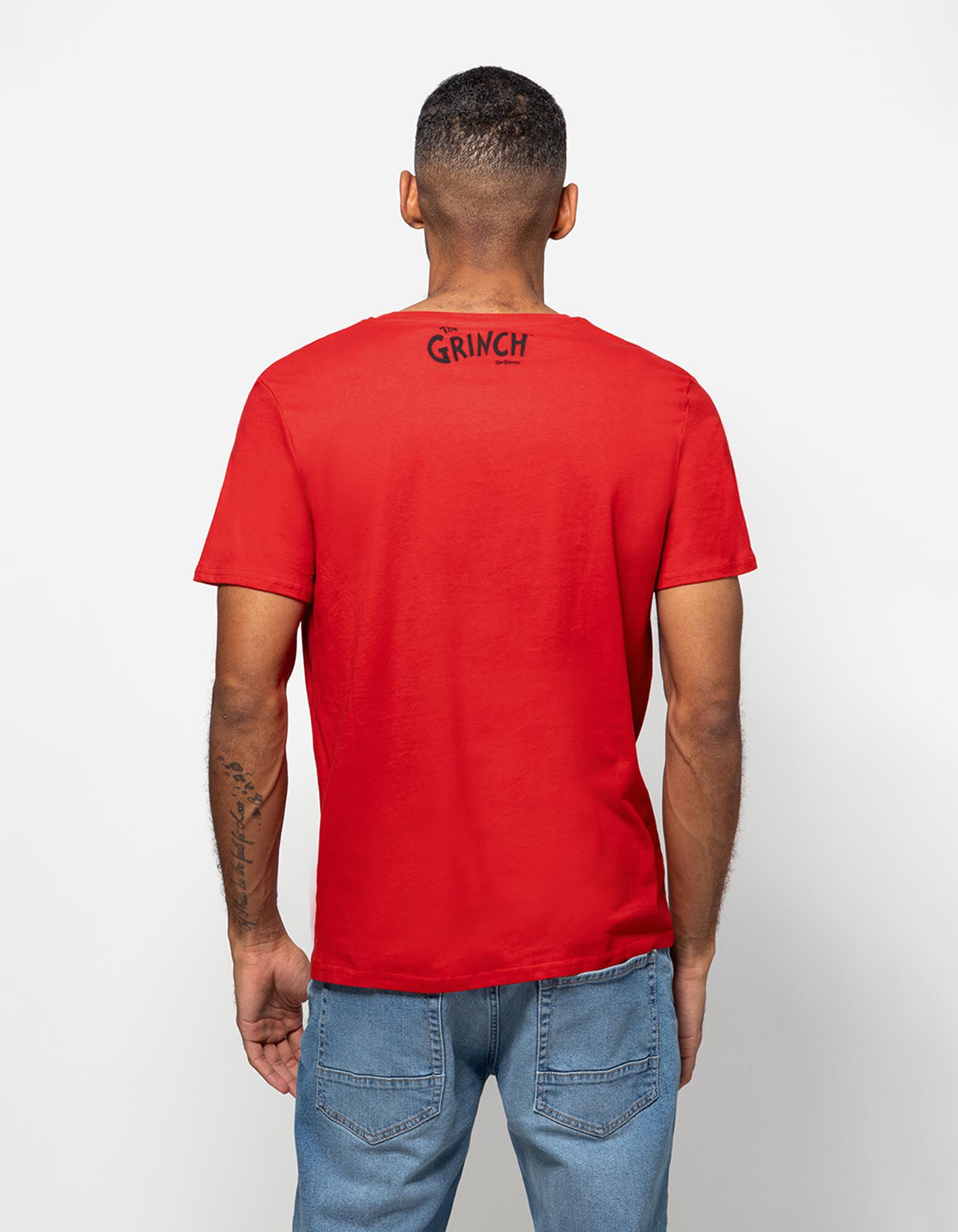 T-shirt - Grinch - czerwony - Takko Fashion