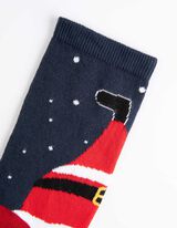 skarpety - Boże Narodzenie - ciemny niebieski