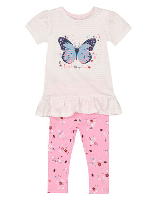 M&auml;dchen Shirt und Leggings im Set