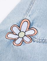 Bermuda  - Borduursels - lichtblauw