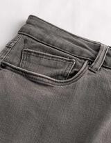 Jeans - Tapered Fit - Grau