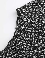 Salopetă - Decolteu Carmen - Negru