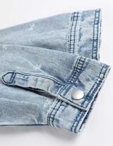 Giacca scamiciata - Oversized Fit - blu