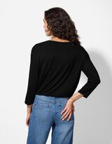 Polo marškinėliai - Mazgas - juodas