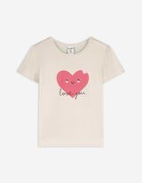 T-shirt - nadruk - bez