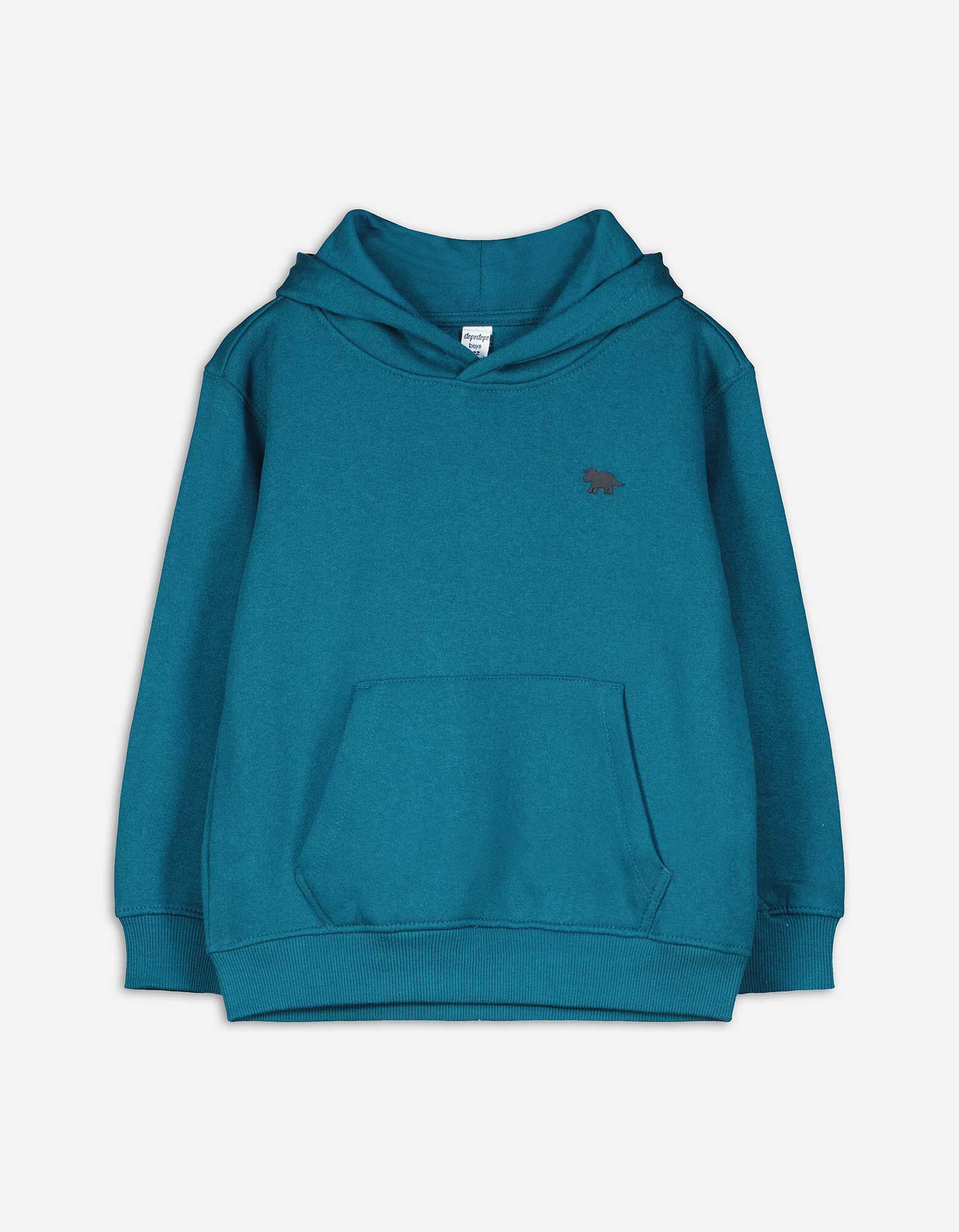 Hoodie Print dunkelblau