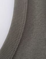 Midi haljina - Bočni prorez - zelena