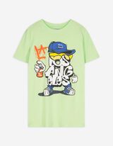 T-Shirt - Frontprint - hellgrün