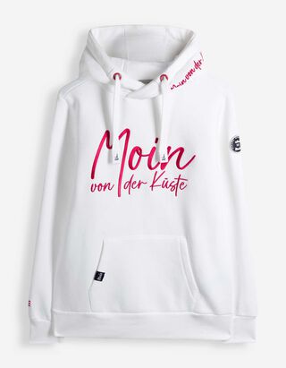 Hoodie - Print - wit