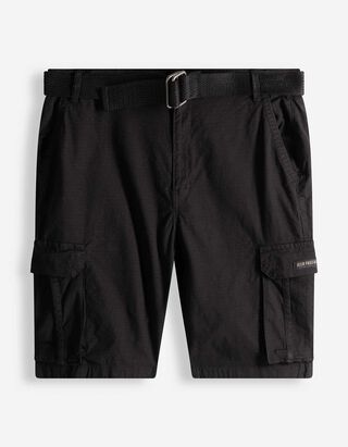 Cargoshorts - Ripstop - schwarz
