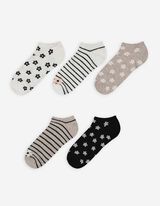 Calze sneakers - Confezione da 5 pezzi