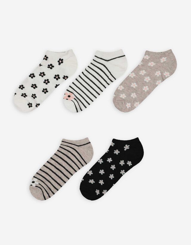 Calze sneakers - Confezione da 5 pezzi