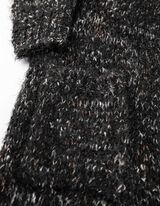 Vest - Pluche - zwart