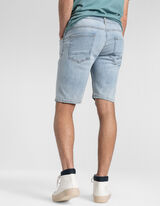 bermudy  - Straight Fit - jasny niebieski