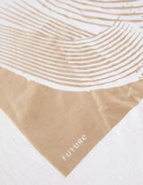 Majica kratkih rukava - Sjajni print - bela