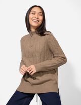 Troyer - Strick - hellbraun