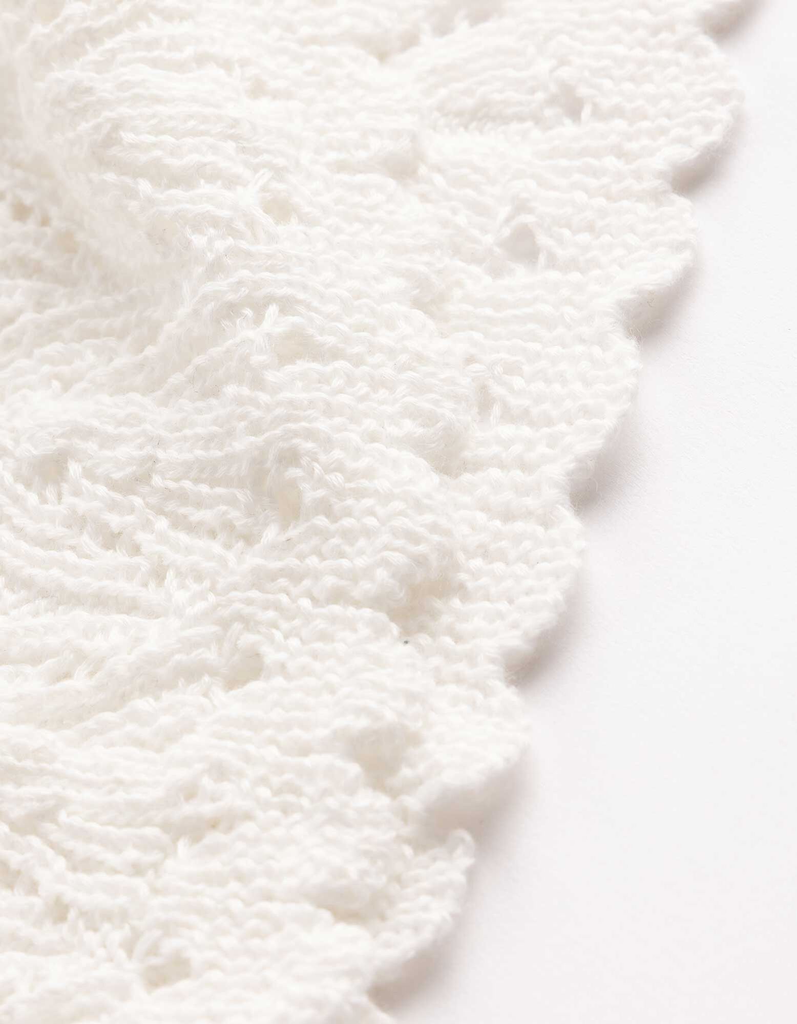 Strickshorts - Strick - Off-White