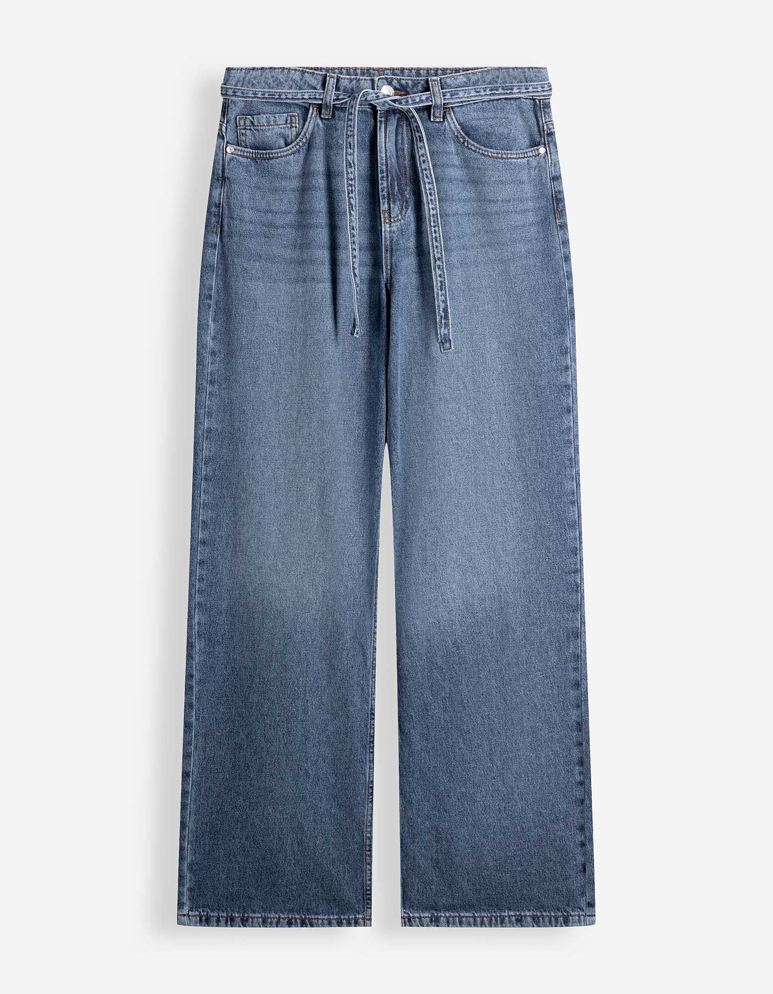 Jeans - Straight Fit - blau