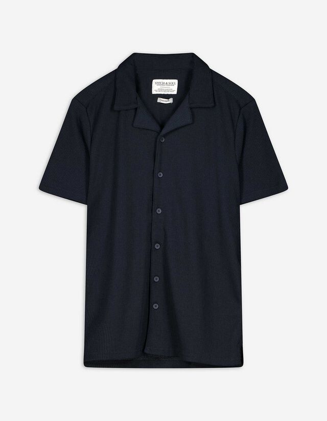 Poloshirt - einfarbig - dunkelblau