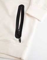 Tepláková bunda - Kapucňa - bezova