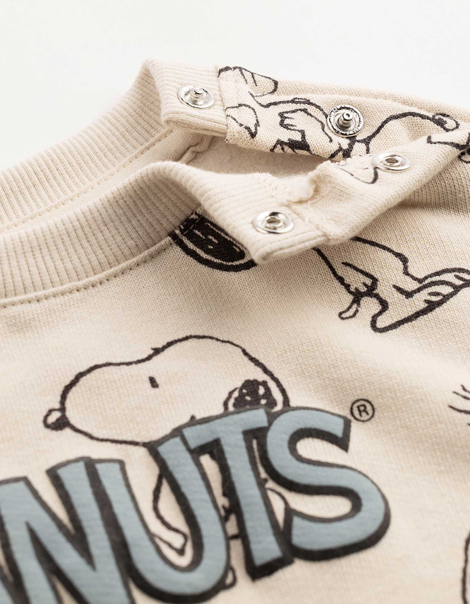 Souprava mikiny a kalhot - Snoopy - B&eacute;žov&aacute;