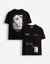 T-Shirt - R&uuml;ckenprint - schwarz