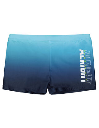 Jungen Badeshorts mit Print und Farbverlauf