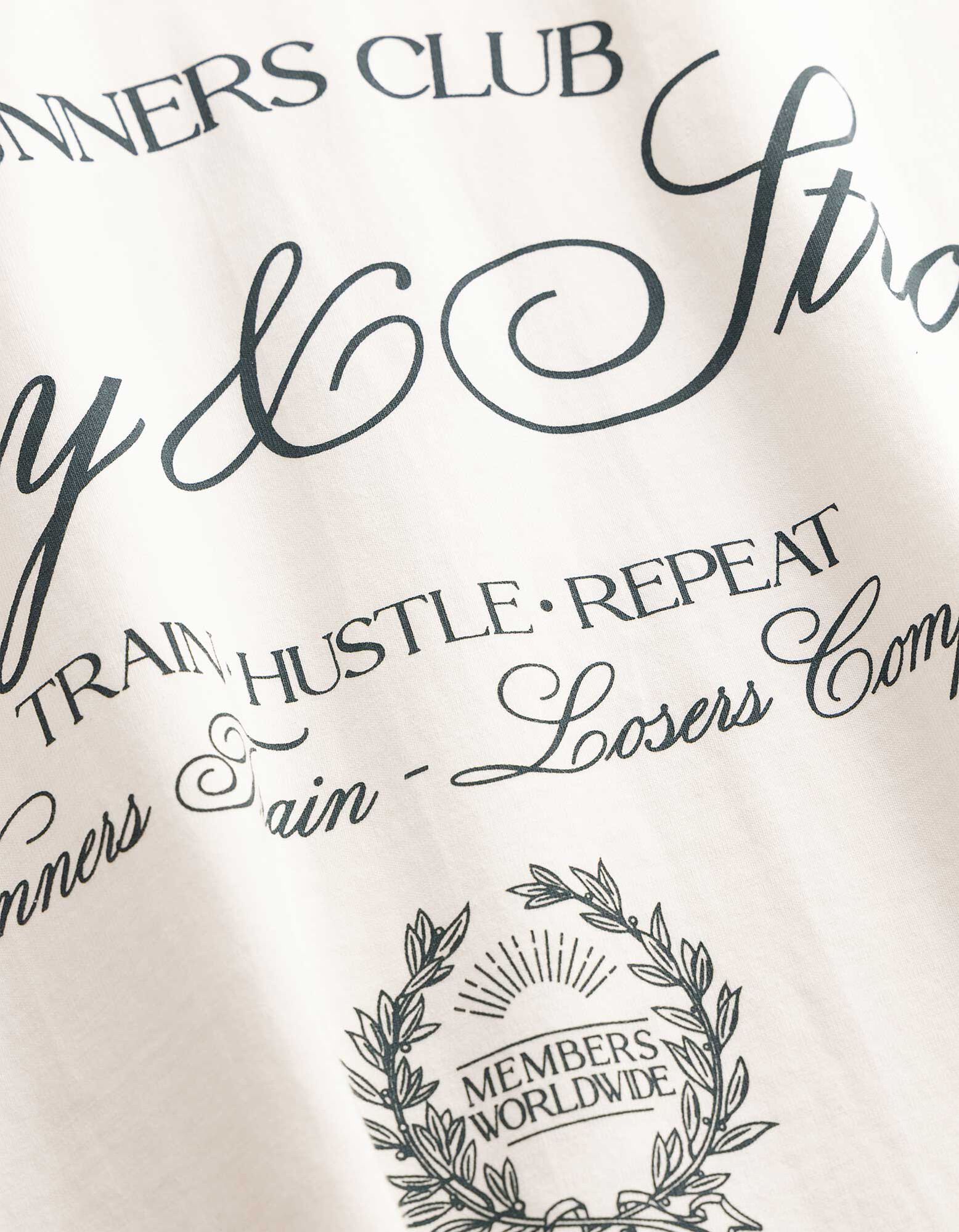 T-Shirt - R&uuml;ckenprint - wei&szlig;