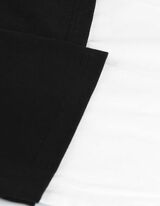 Langarmshirt - Double-Layer-Look - schwarz