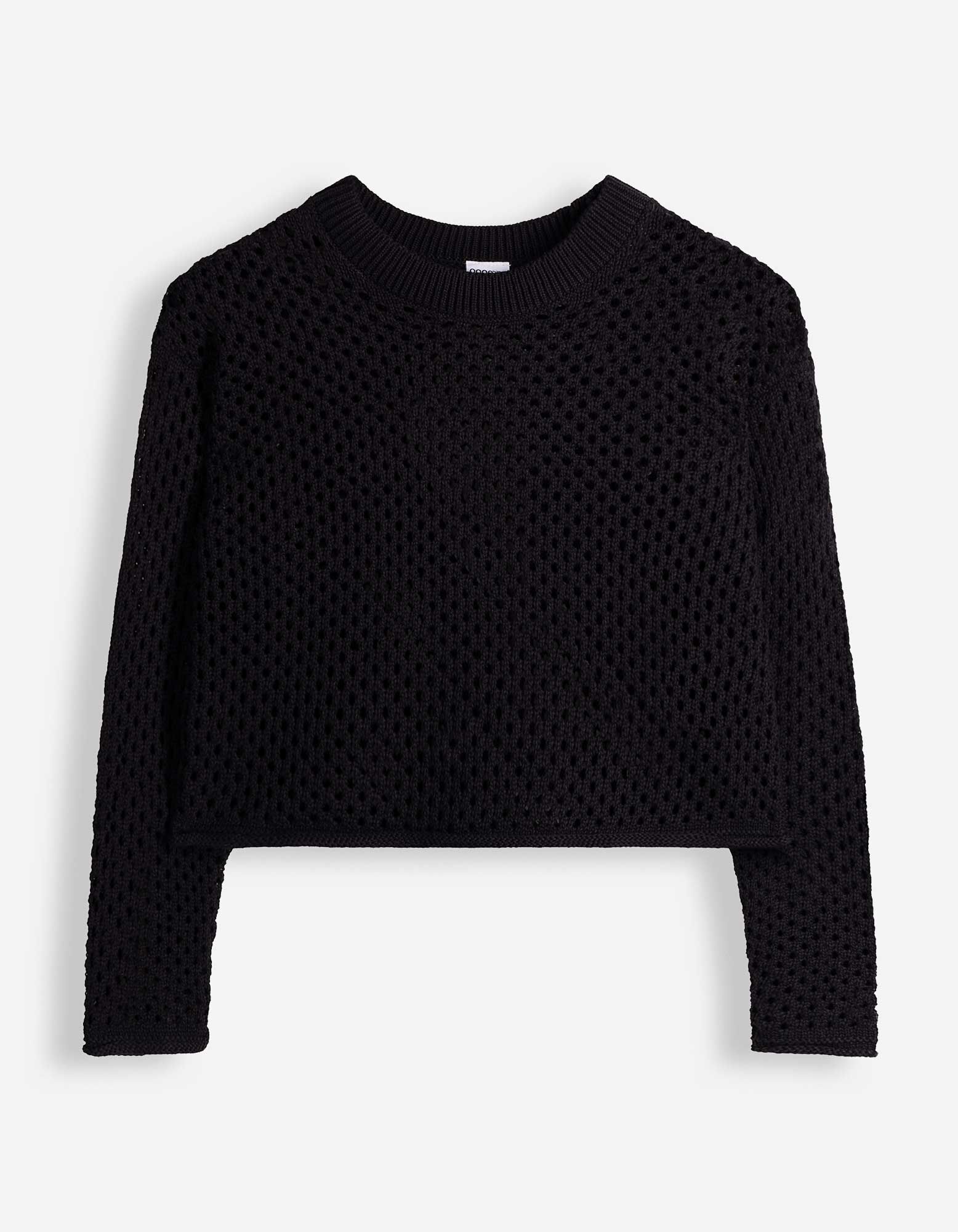 Strickshirt - Strick - Schwarz