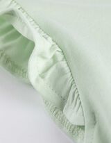 sukienka - Rękawy typu cap - jasny zielony