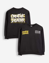 Sweatshirt - Oversized Fit - Dunkelgrau