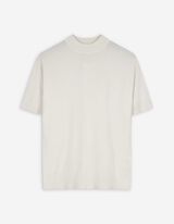 Strickshirt - Feinstrick - weiß
