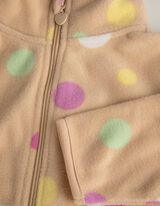 Džemper od flisa - &Scaron;areni print - bez