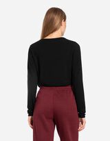 Mar&scaron;kinėliai ilgomis rankovėmis - Viskozės dalis - juodas